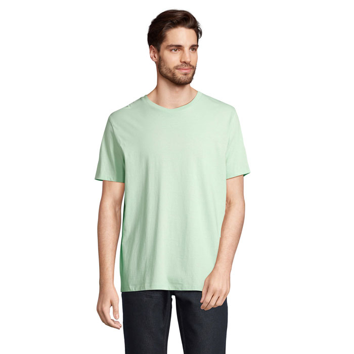 Tee shirt publicitaire coton bio unisexe 175g LEGEND Vert Glace